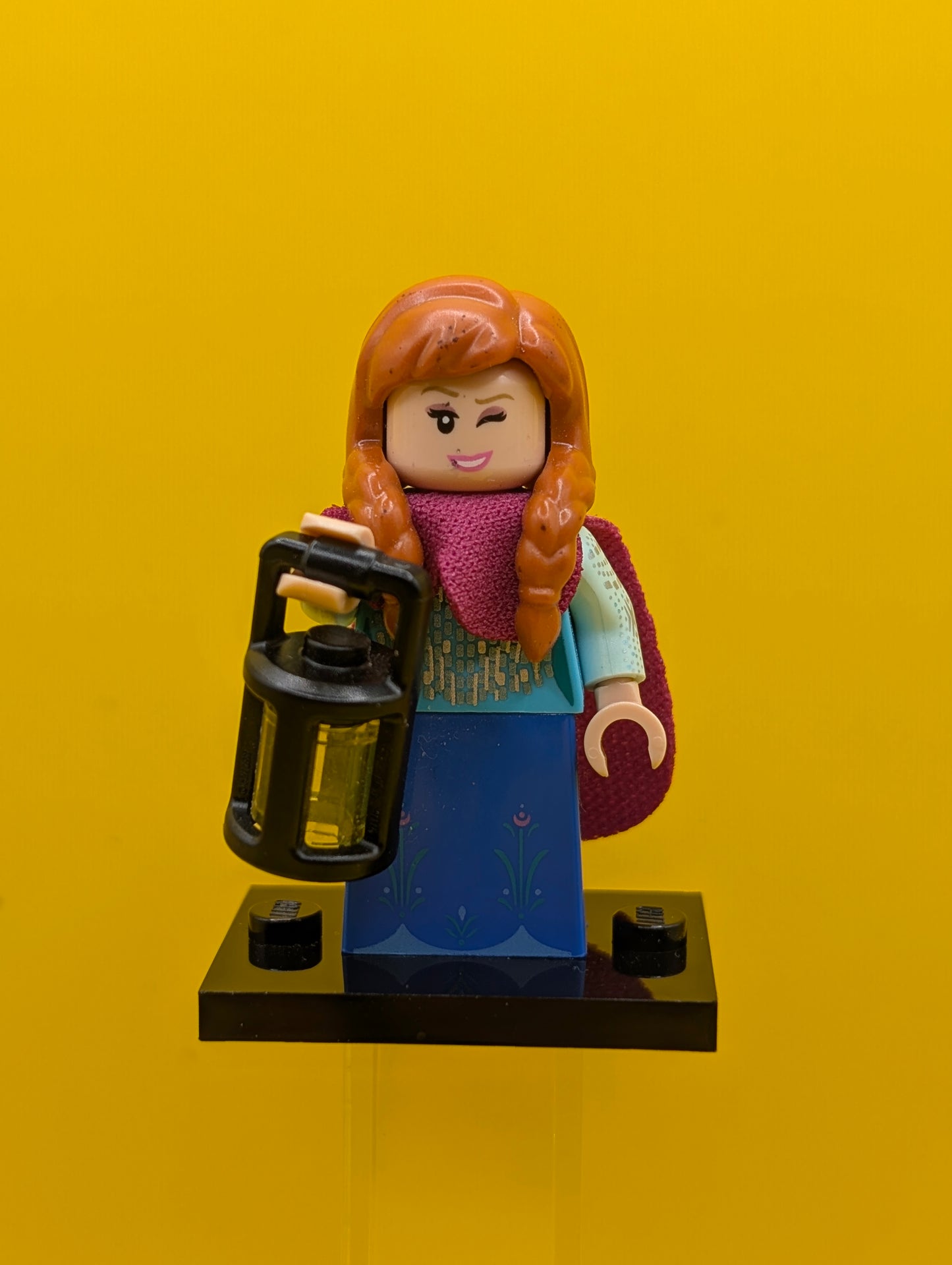 Anna coldis2-10 Disney, Series 2 (Complete Set with Stand and Accessories) Cmf Lego Minifigure