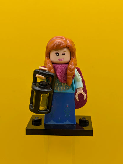 Anna coldis2-10 Disney, Series 2 (Complete Set with Stand and Accessories) Cmf Lego Minifigure