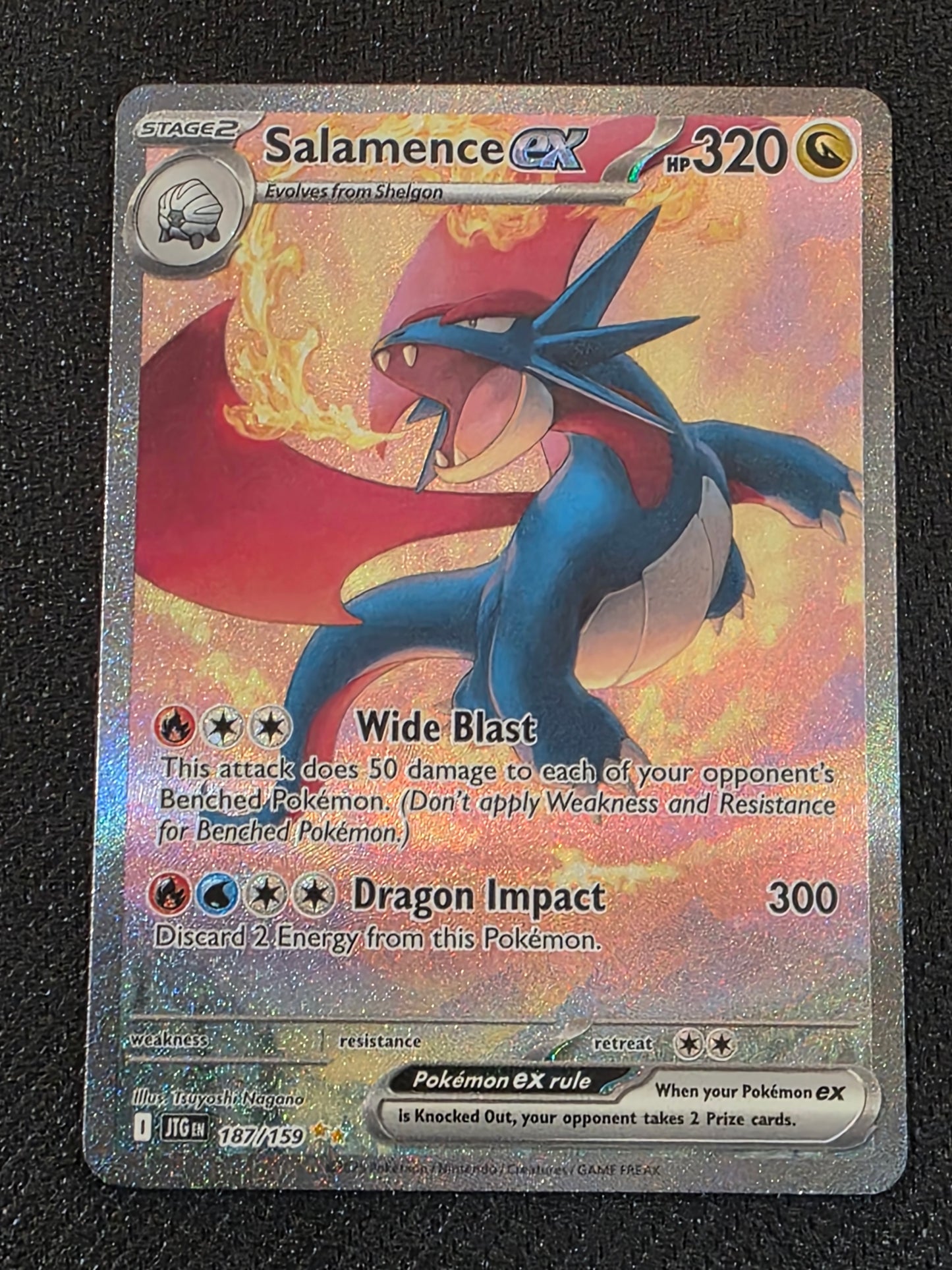 #187/159 Salamence Ex Journey Together