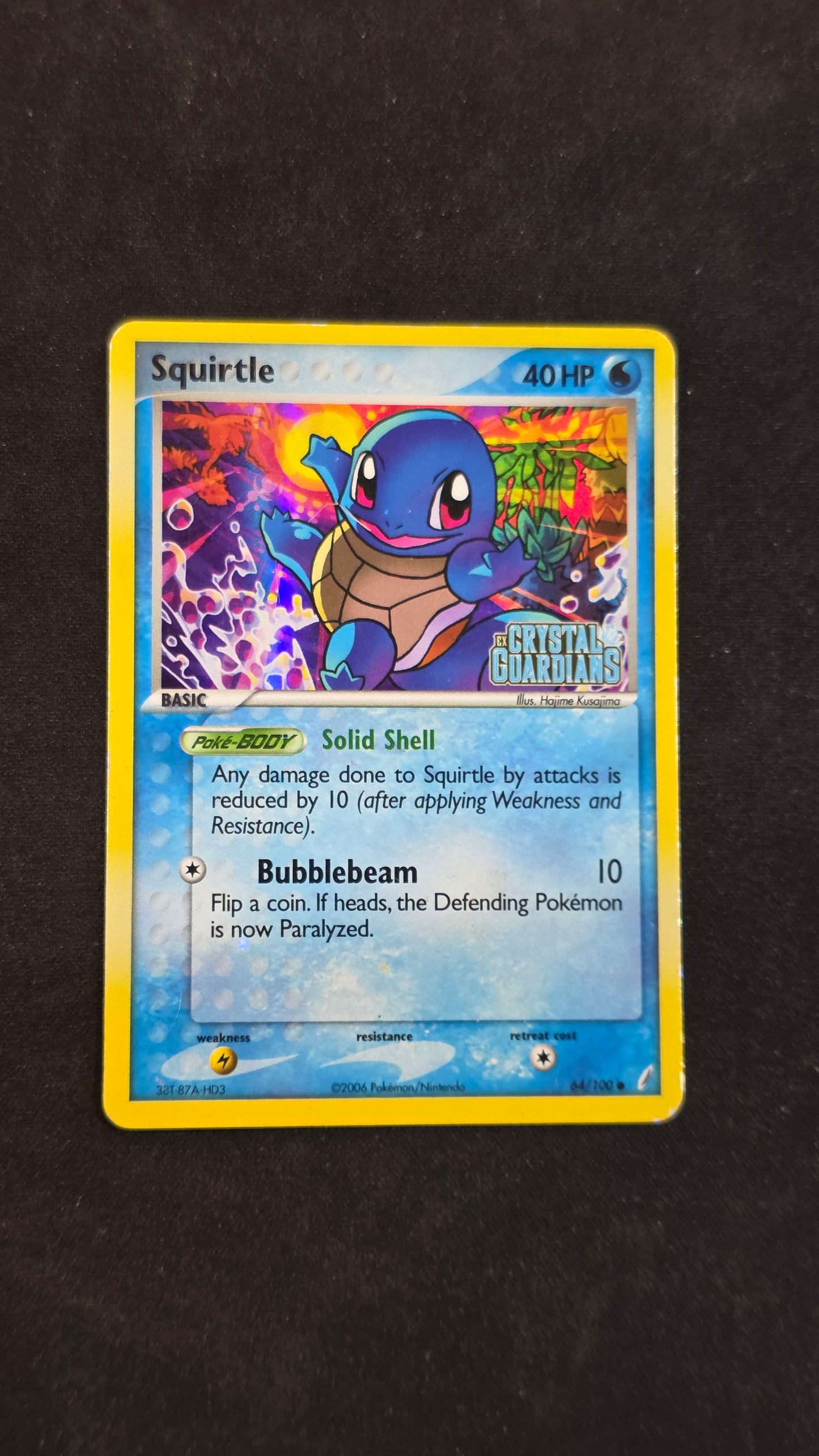 Squirtle (Reverse Holo) #64/100 -EX Crystal Guardians