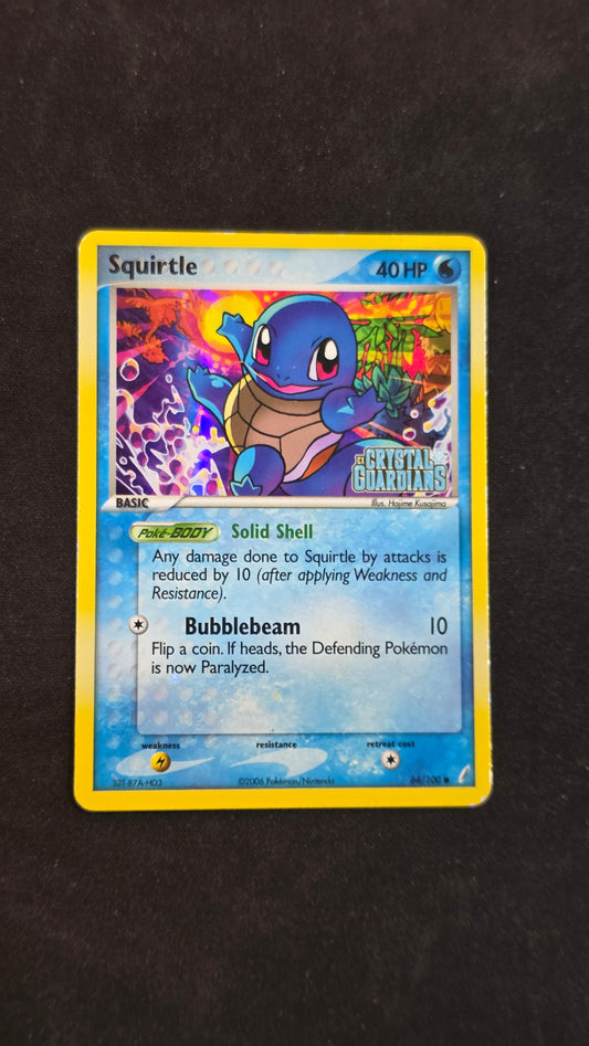 Squirtle (Reverse Holo) #64/100 -EX Crystal Guardians