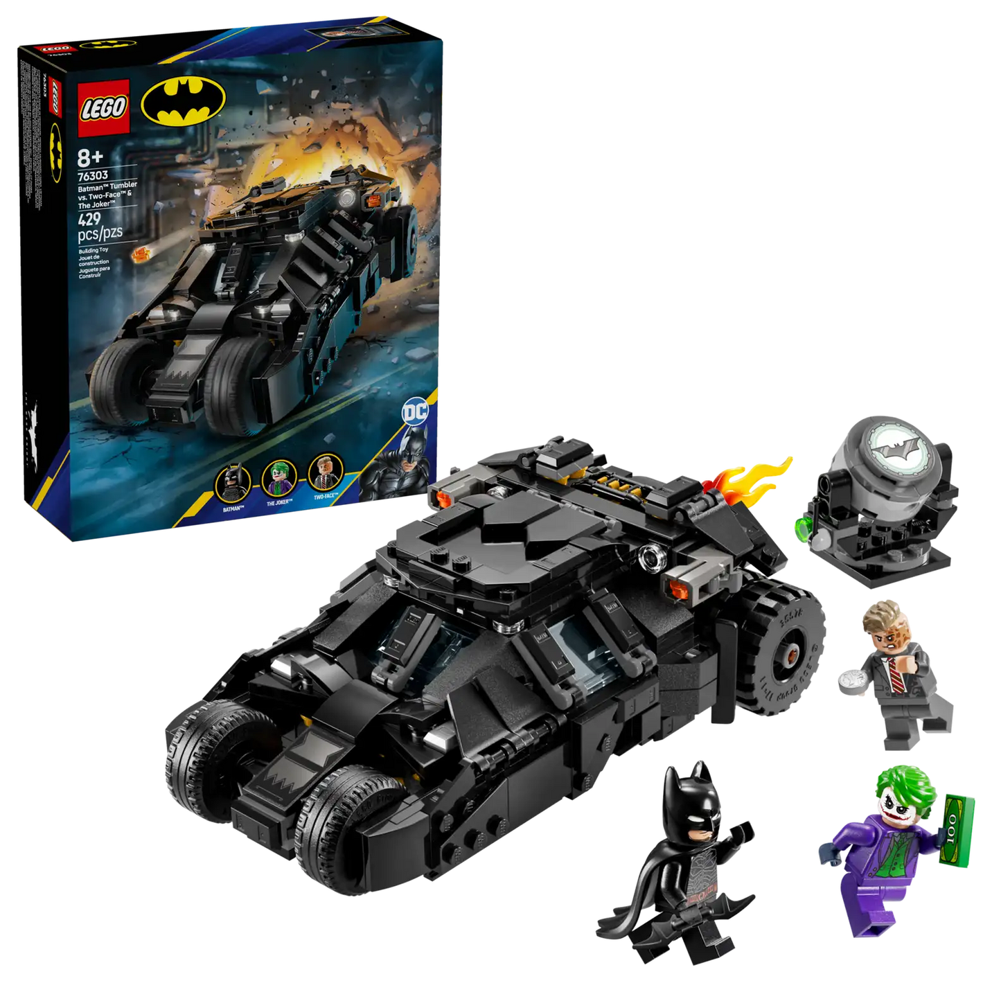 76303 Batman Tumbler vs. Two-Face & The Joker DC Lego Set