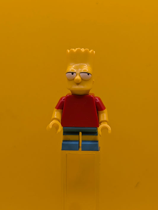 Bart Simpson sim003 Eyes Looking Left The Simpsons Lego Minifigure