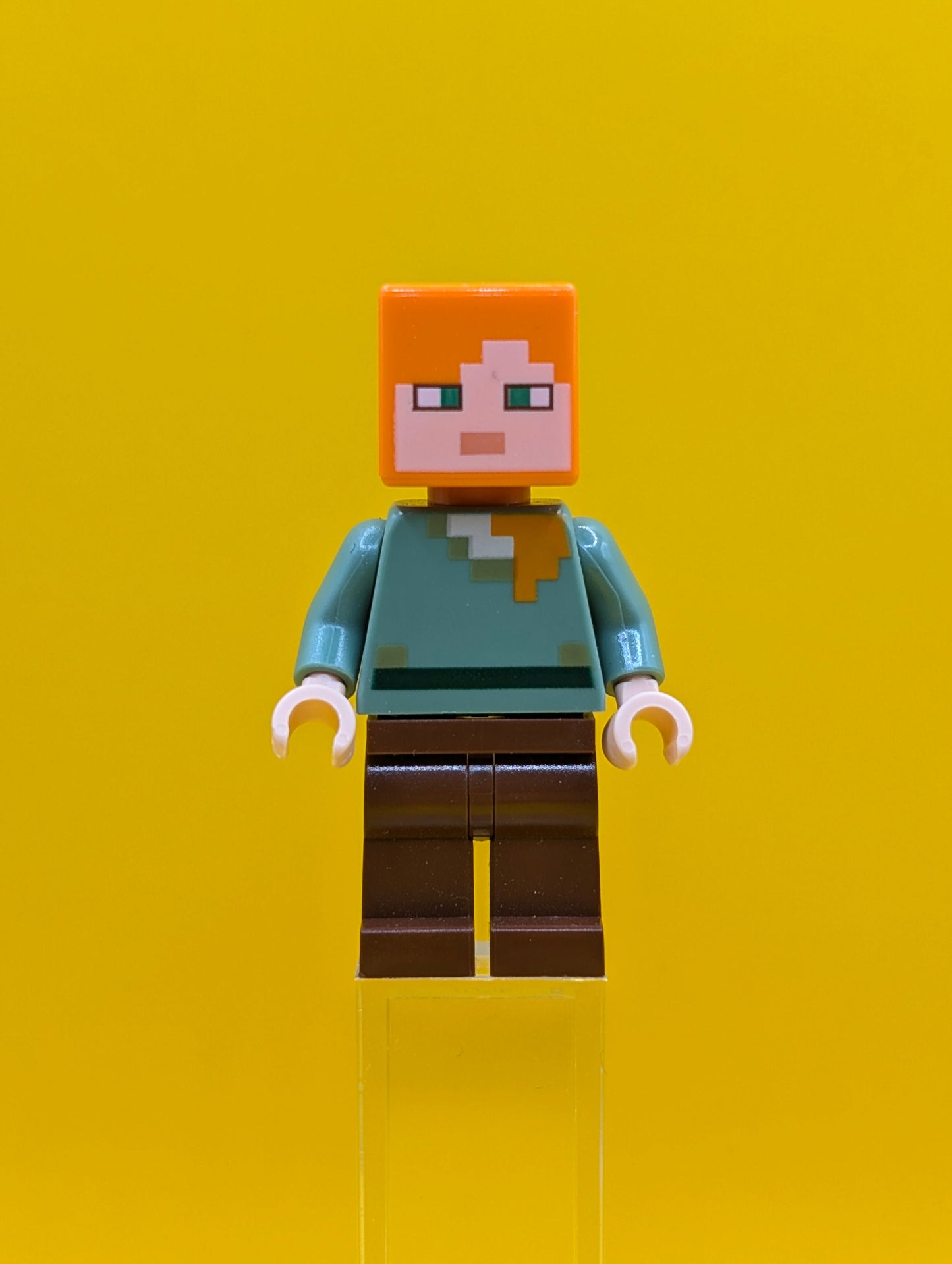 Alex min017 Reddish Brown Legs Minecraft Minifigure Lego
