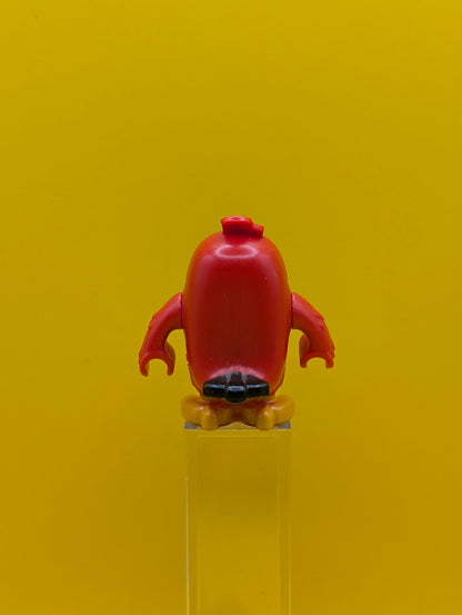Red ang008 Left Eyebrow Raised The Angry Birds Movie Lego Minifigure