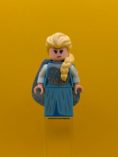 Elsa dis032 Disney, Series 2 (Minifigure Only without Stand and Accessories) Cmf Lego Minifigure
