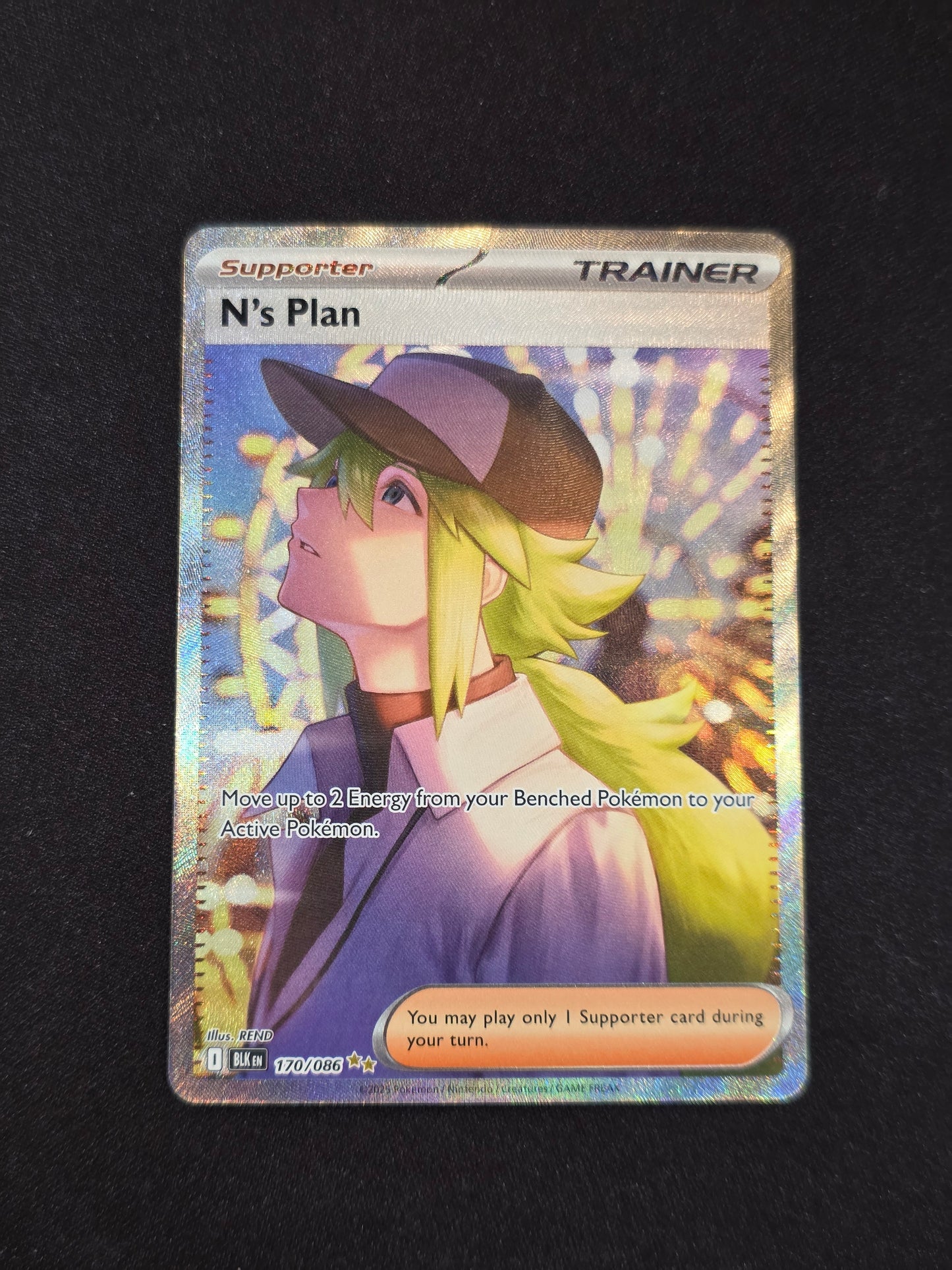 N's Plan (Special Illustration Rare) #170/086 - Black Bolt