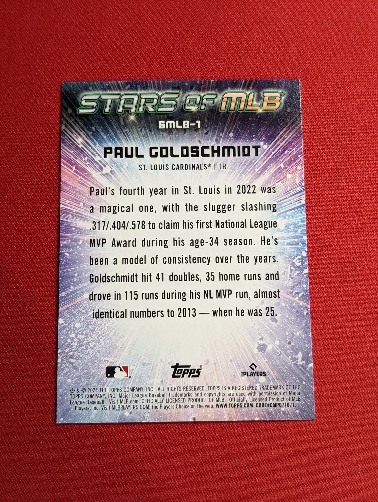 Paul Goldschmidt #SMLB-1