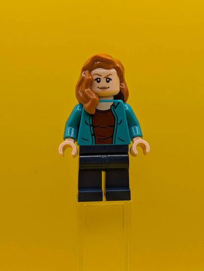 Claire Dearing jw079 Dark Turquoise Shirt Jurassic World Lego Minifigure