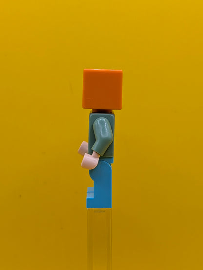 Alex min197 Medium Azure Legs, Angry Minecraft Lego Minifigure