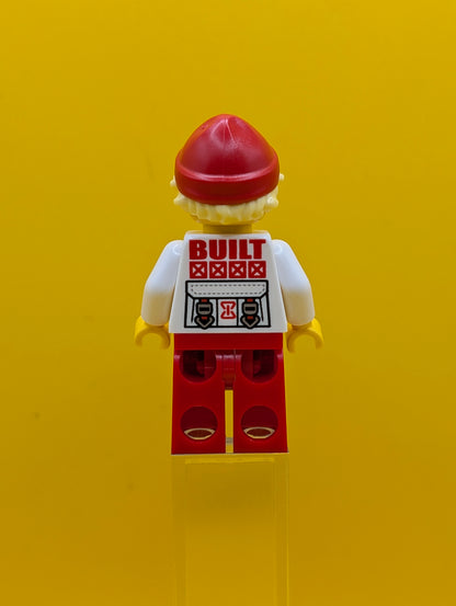 Cooper drm069 Black Visor, White Hoodie, Red Legs Dreamzzz Lego Minifigure