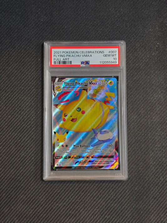 #007/025 Flying Pikachu VMAX Celebrations PSA 10