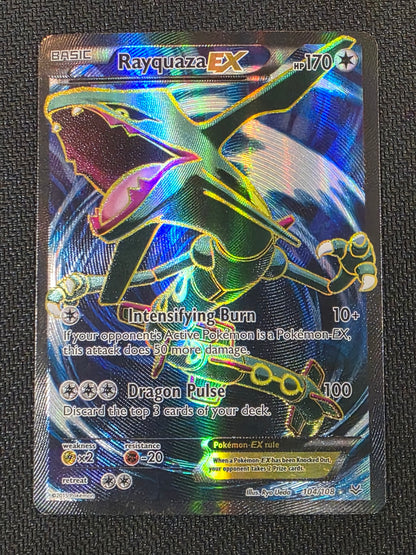 #104/108* Rayquaza EX Roaring Skies