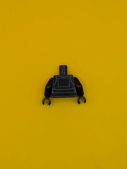 Torso SW TIE Pilot, Detailed with Back Printing Pattern (Rebels Cartoon Style) / Black Arms / Black Hands 973pb1880c01 Lego