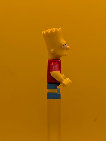 Bart Simpson sim003 Eyes Looking Left The Simpsons Lego Minifigure