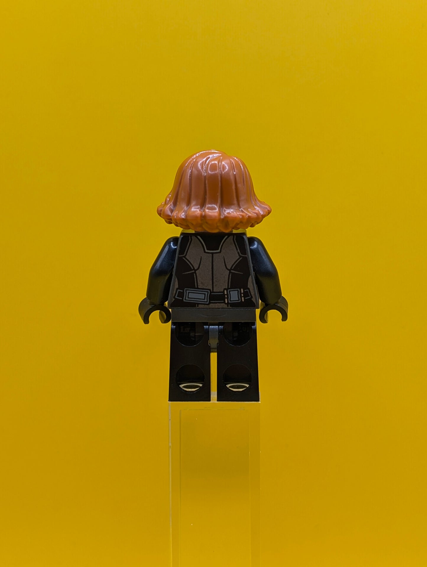 Black Widow sh0881 Metallic Light Blue Trim Marvel Minifigure Lego