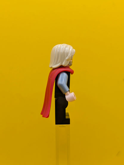 Thor sh0972 Flexible Rubber Cape, Black Legs, Tousled Hair Marvel Lego Minifigure