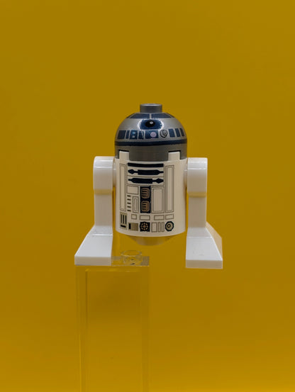 R2-D2 sw0527a Lavender Dots and Small Receptor Star Wars Minifigure Lego