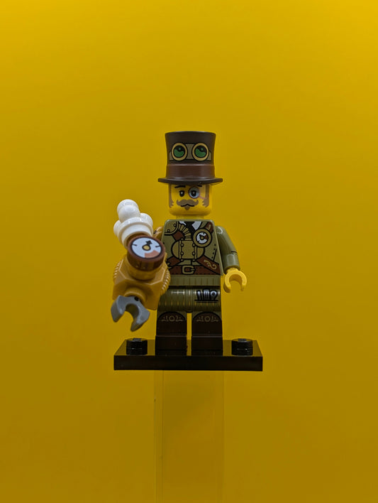 Steampunk Inventor col27-12 Series 27 (complete Set with Stand and Accessories) CMF Minifigure Lego