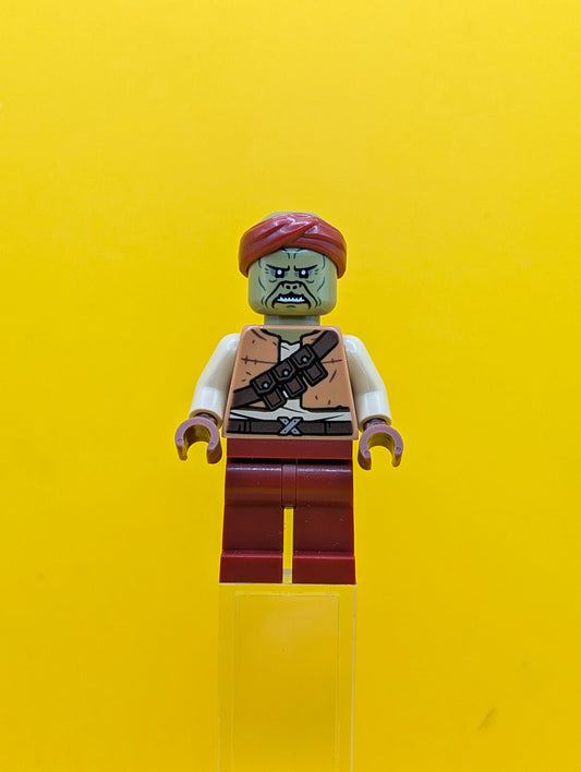 Kithaba sw1386 (Klatooinian Skiff Guard) - Medium Nougat Vest Star Wars Lego Minifigure