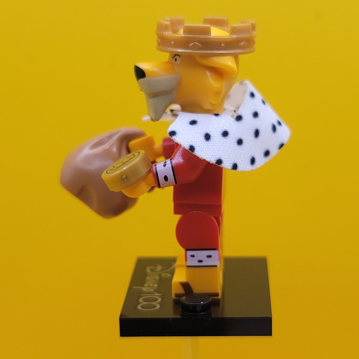 Prince John coldis100-15 Disney 100 CMF Minifigure Lego (Complete Set, with stand and accessories)