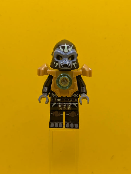 Gorzan loc050 Pearl Gold Heavy Armor Legends of Chima Lego Minifigure