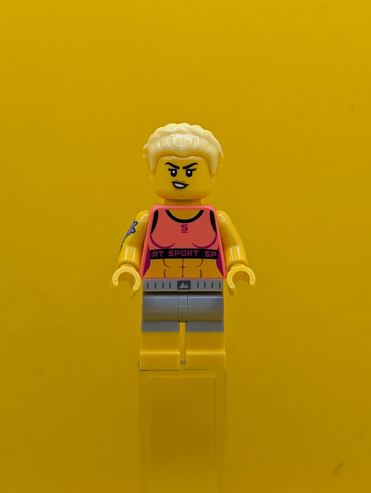 Fitness Instructor col430 Series 25 (Minifigure Only without Stand and Accessories) Collectable Minifigure Series Lego Minifigure