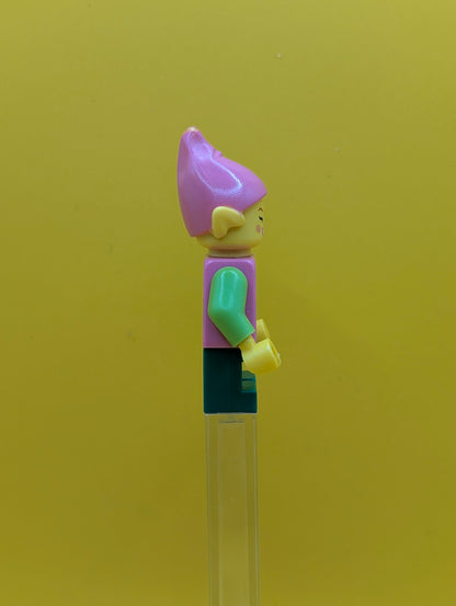 Pink Elf hol235 Green Legs Holiday Lego Minifigure