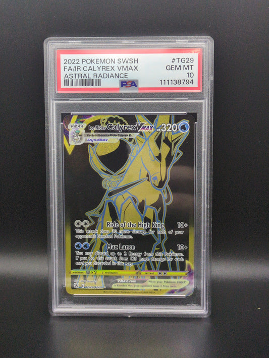 #TG29/TG30 Calyrex VMax Astral Radiance PSA 10