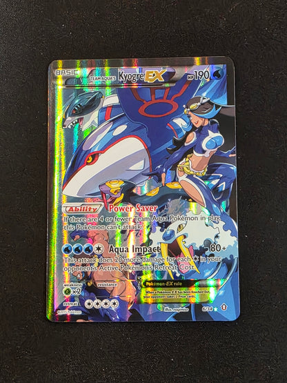 Team Aqua's Kyogre EX #6/34 Double Crisis (LP)