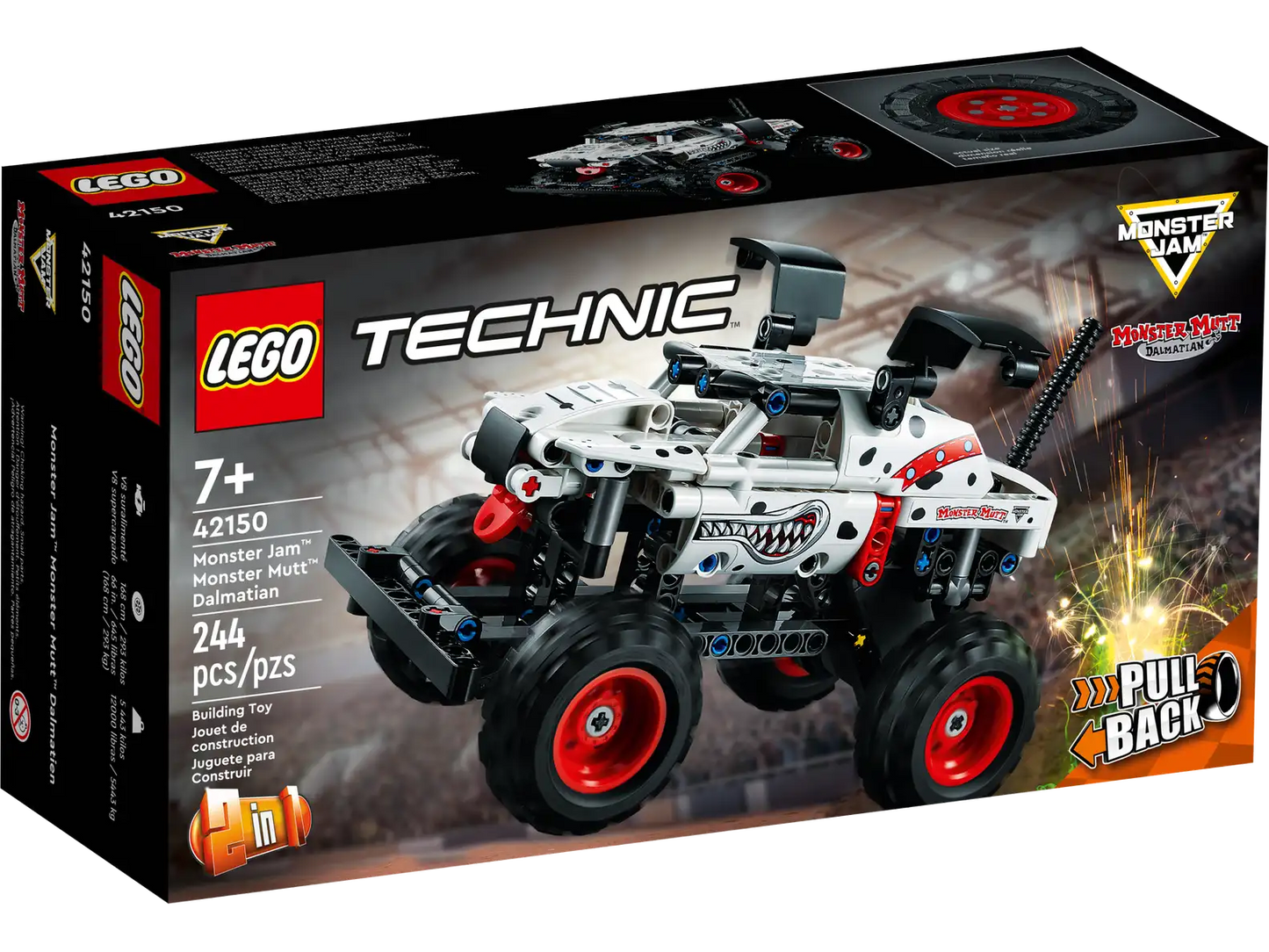 42150 Monster Jam Monster Mutt Dalmatian Technic Lego Set