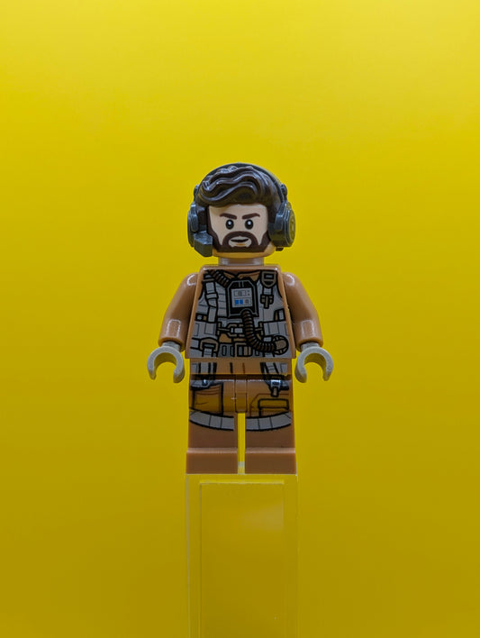 Resistance Speeder Pilot (Nodin Chavdri) sw0883 Star Wars Lego Minifigure
