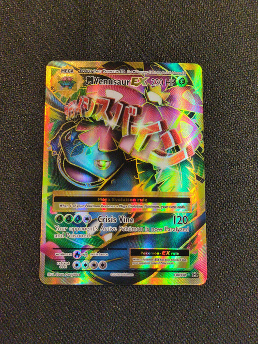 #100/108* M Venusaur EX (Full Art) XY - Evolutions