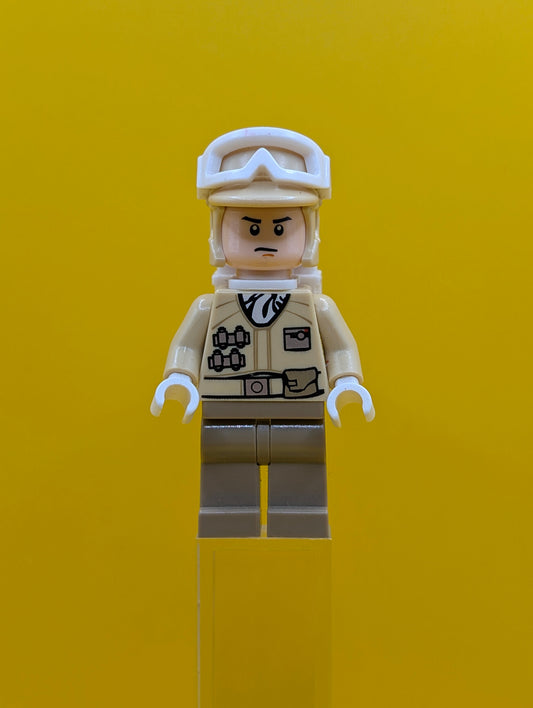 Hoth Rebel Trooper sw0259 (Orange Chin Dimple) Star Wars Lego Minifigure