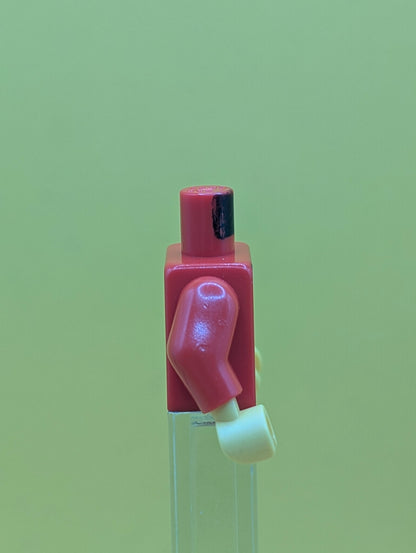 973px52c02 Torso Divers Submarine Logo Pattern / Red Arms / Yellow Hands Lego