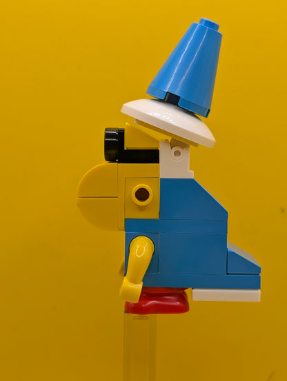 Kamek mar0185 Open Mouth, Red Tongue Super Mario Lego Minifigure