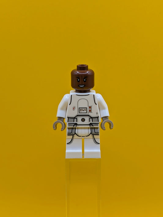 Snowtrooper sw1180 Female Reddish Brown Star Wars Minifigure Lego