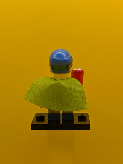 Fallout Boy Milhouse colsim2-6 The Simpsons, Series 2 (Complete Set with Stand and Accessories) Cmf Lego Minifigure
