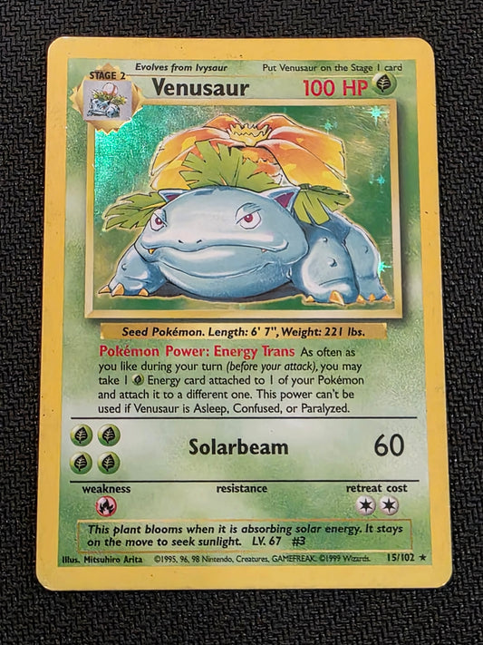 #015/102* Venusaur Base Set