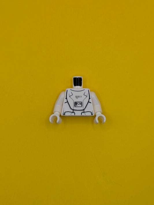 Torso SW First Order Snowtrooper Armor Pattern / White Arms / White Hands 973pb2156c01 Lego