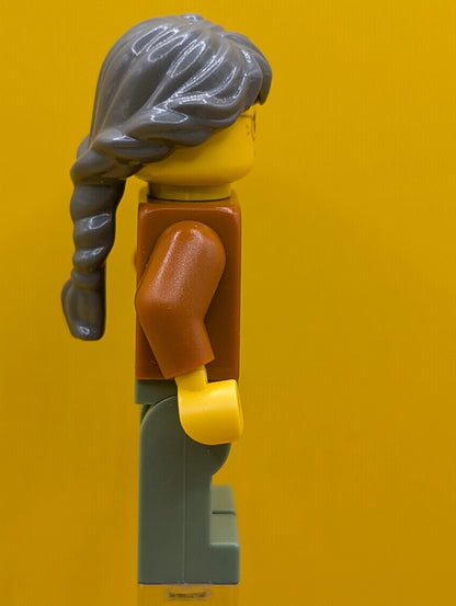 Misako njo0665 Ninjago Legacy Dark Orange Jacket Minifigure Lego