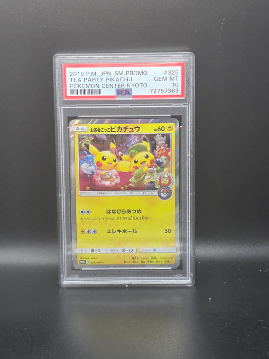 #325/SM-P Tea Party Pikachu PSA 10