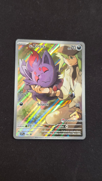 N's Zorua (Pokemon Center) #189 -Scarlet and Violet Promo