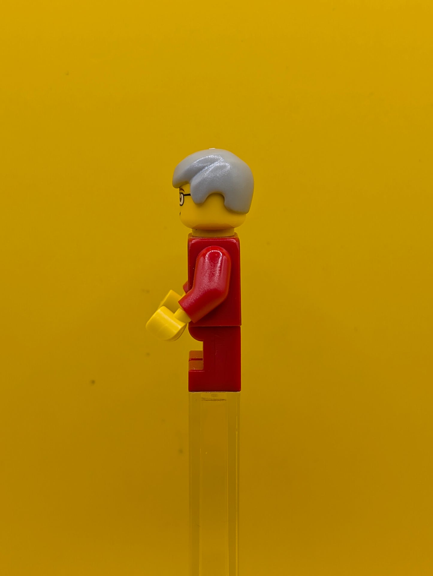 Overalls Farmer Green hol033 Short Red Legs, Glasses (Boy) Holiday Lego Minifigure