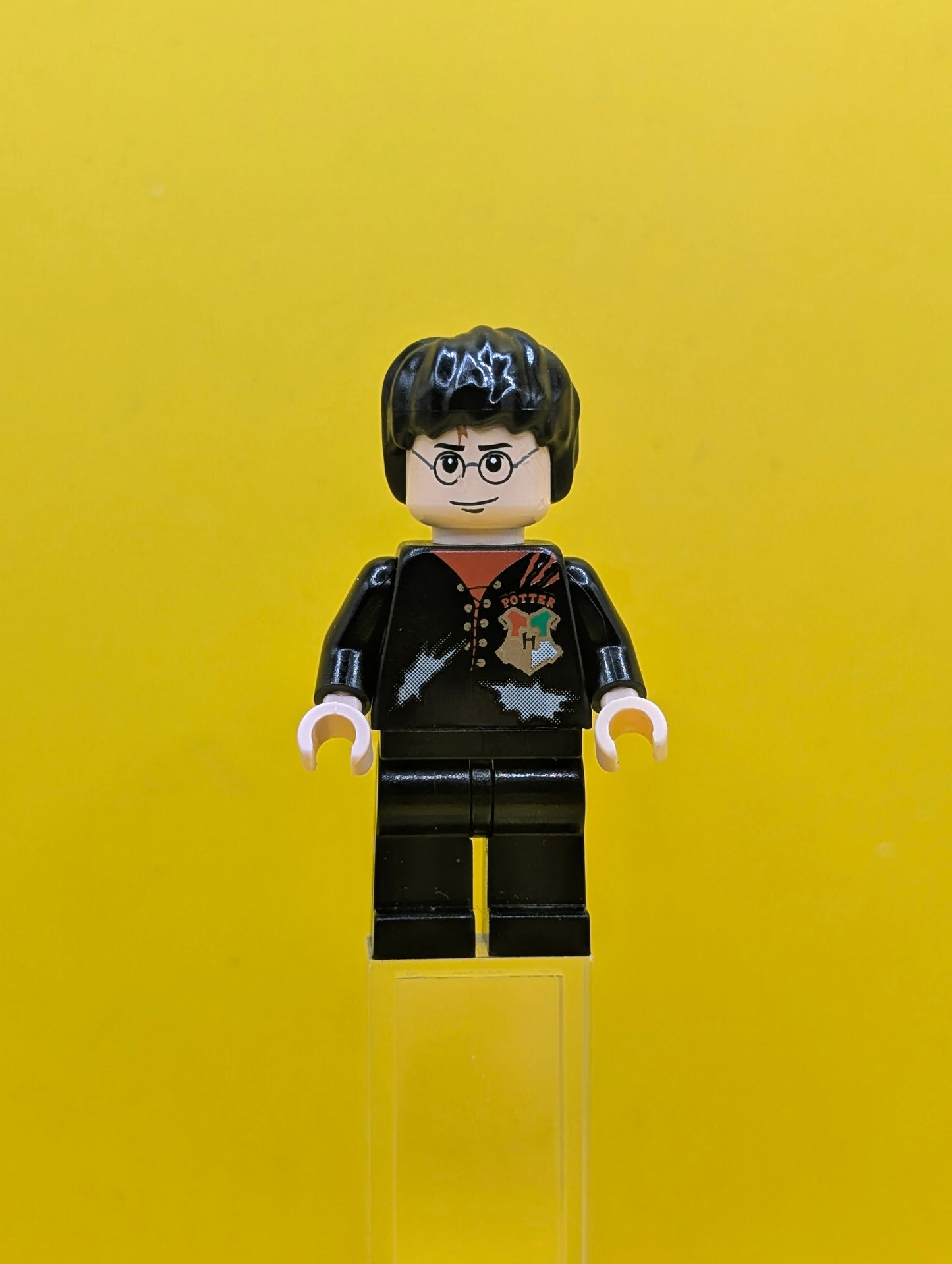 Harry Potter hp075 Tournament Uniform Tattered Shirt Harry Potter Lego Minifigure