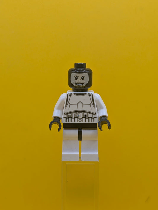 Imperial Stormtrooper sw0366 Printed Black Head, Dotted Mouth Helmet, Detailed Armor Star Wars Lego Minifigure