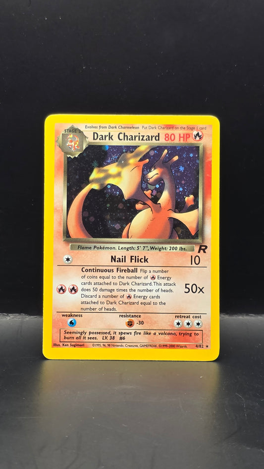 Dark Charizard (Unlimited Holo) #4/82 -Team Rocket