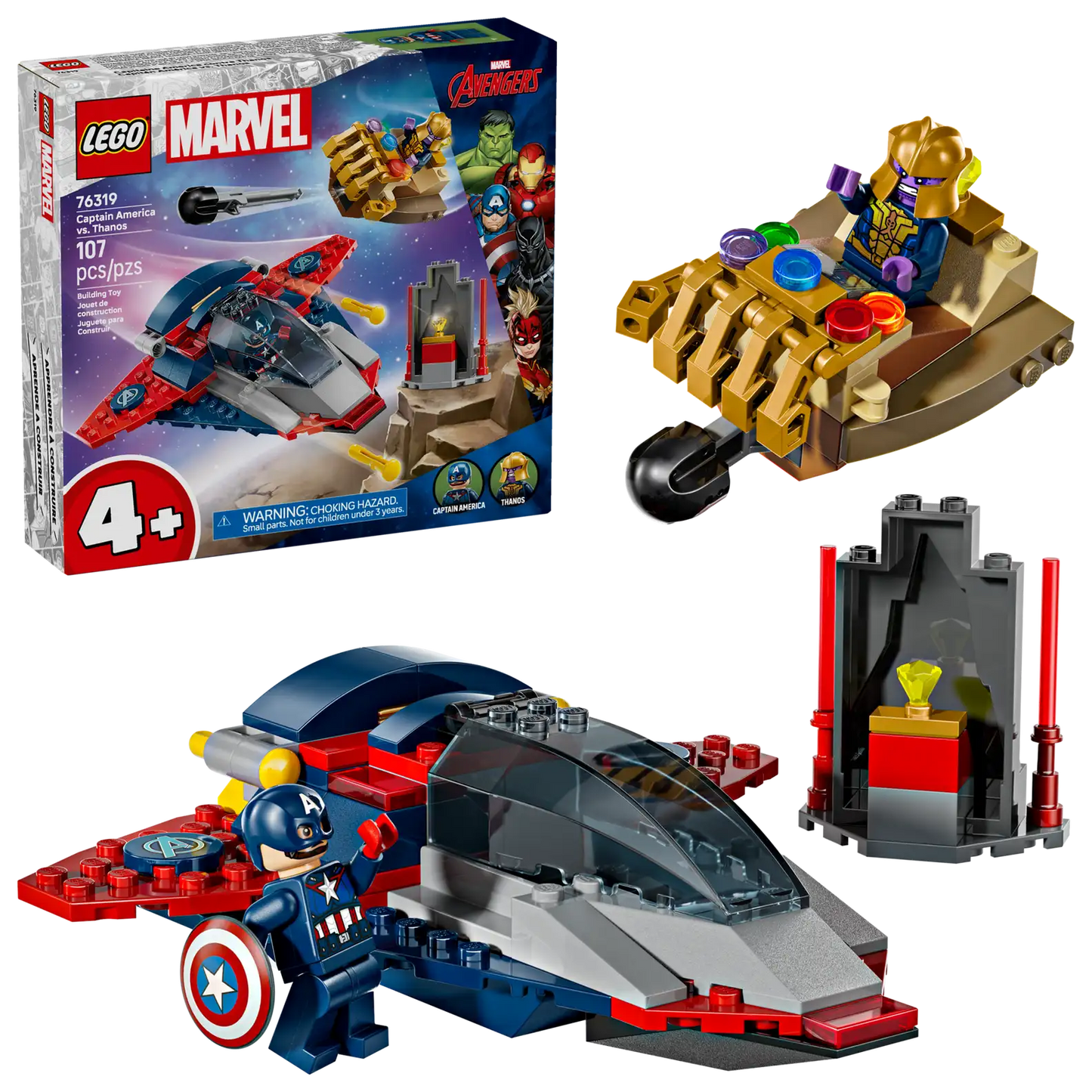 76319 Captain America Vs. Thanos Marvel Lego Set