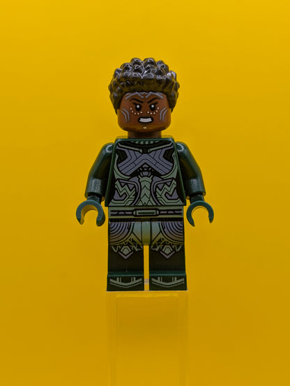 Nakia sh0844 Dark Green Suit Marvel Lego Minifigure