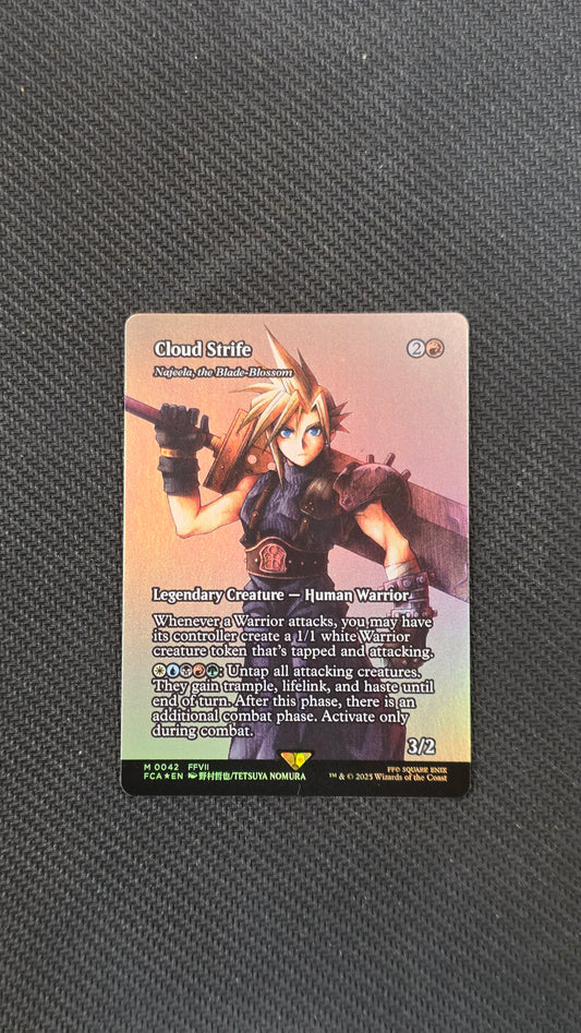 Cloud Strife - Najeela, the Blade-Blossom (Showcase) (Foil)